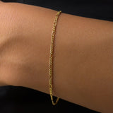 Tiny Figaro Chain Bracelet