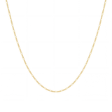 Tiny Figaro Chain Necklace