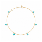 Turquoise Drop Bracelet
