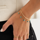 Turquoise Drop Bracelet
