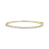 Twofold Diamond Bangle