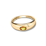 Yellow Tourmaline Dôme Ring