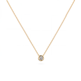 Diamond Bezel Necklace