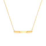 Engravable Bar Necklace