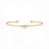 Solo Pear Diamond Bangle