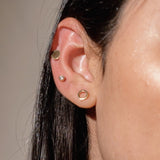 Open Circle Stud