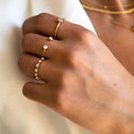 Double Diamond Open Ring - CIEL