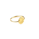 Hammered Coin Ring