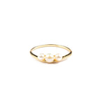 Triple Pearl Ring