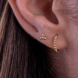 Beaded Hoops