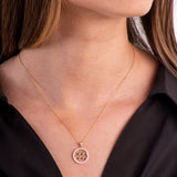 Halo Zodiac Sign Diamond Pendant
