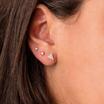 Diamond Triangle Pavé Stud - CIEL