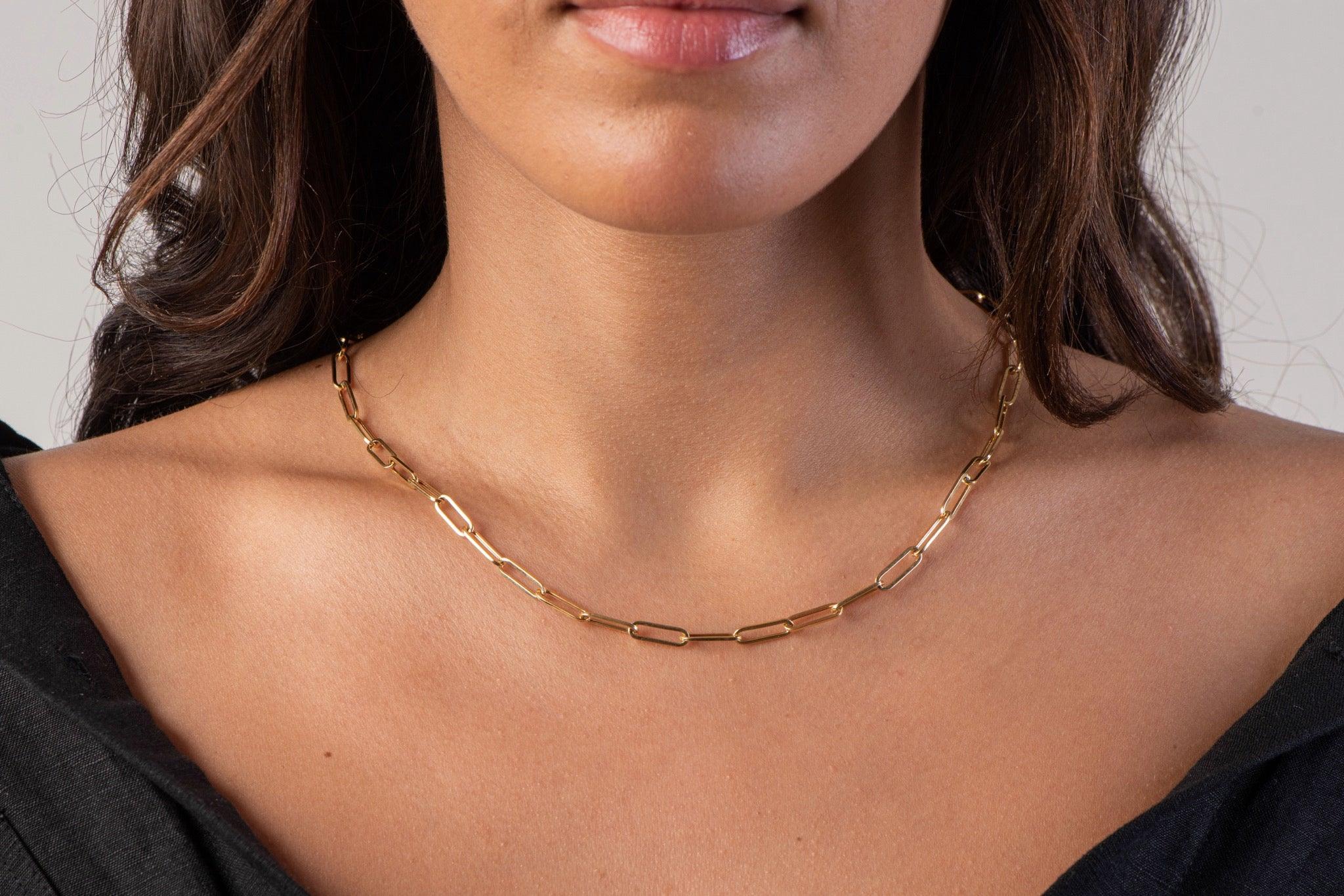 Paper Clip Necklace – Lindsey Leigh Jewelry
