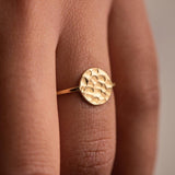 Hammered Coin Ring - CIEL