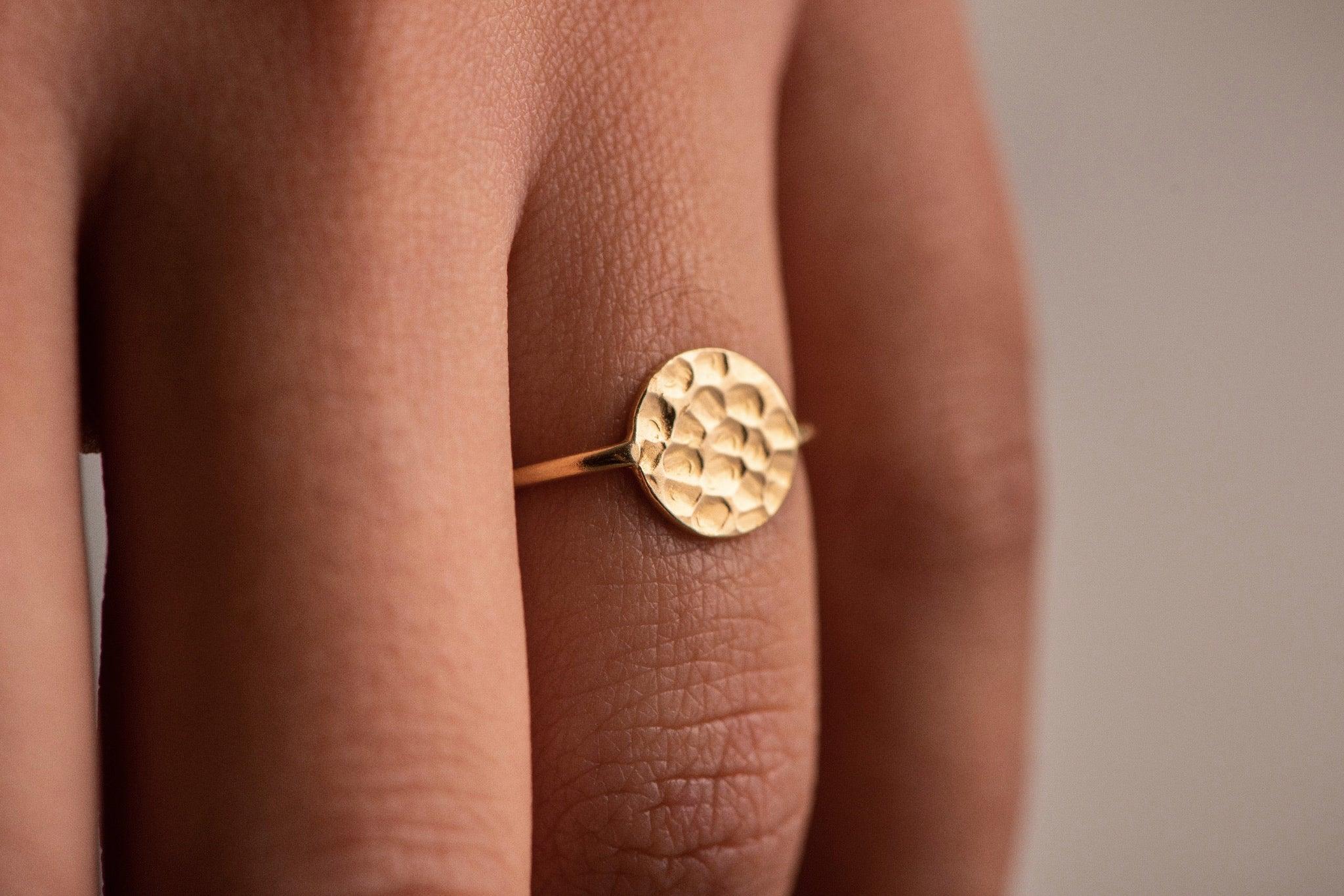 Hammered Coin Ring - CIEL