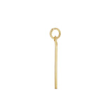 Bar Hoop Charm