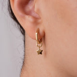 Star Hoop Charm