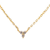 Triple Diamond Necklace