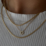 Enamel Letter Necklace