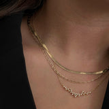 Scattered Diamond Necklace