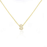 Enamel Letter Necklace